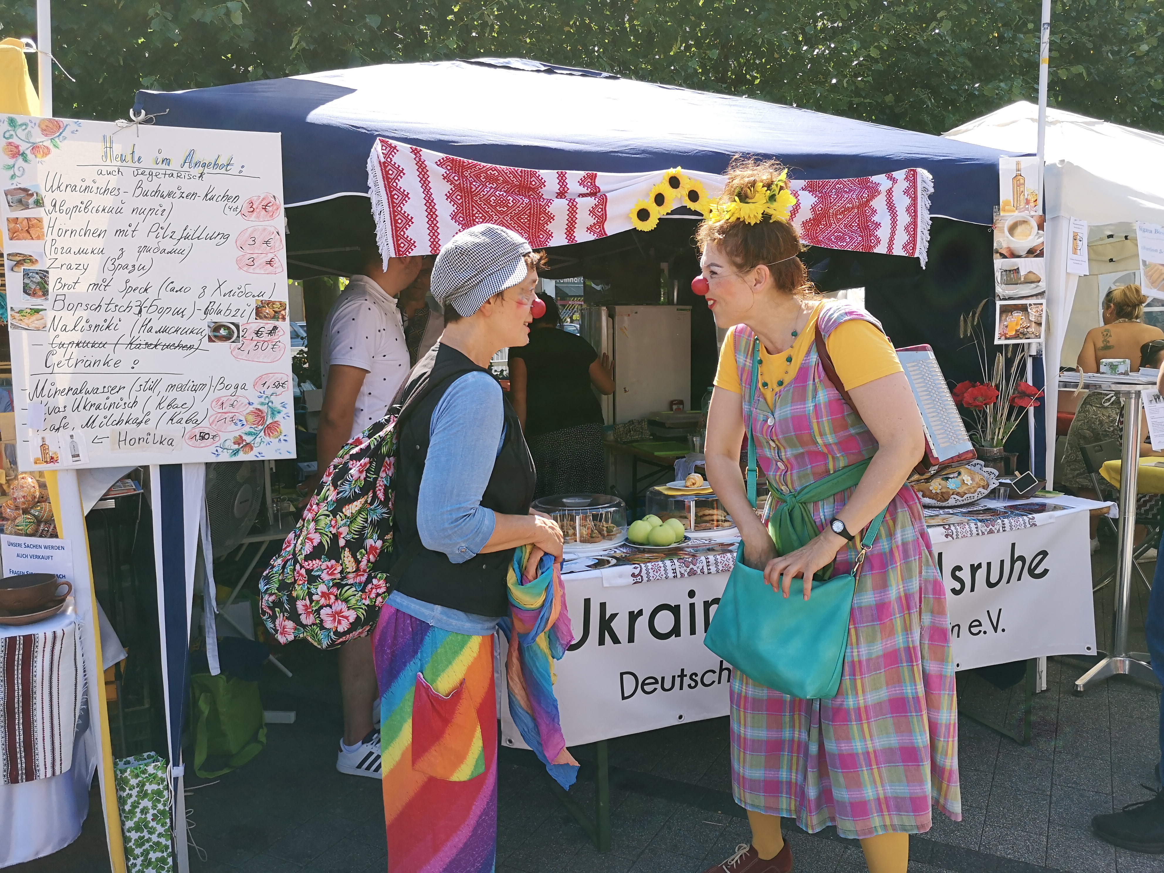 Ukrainer in Karlsruhe beim MONDO Fest. Sommer 2018