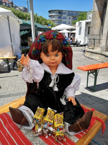Mondo Fest 2019, Karlsruhe. Verein "Ukrainer in Karlsruhe" war dabei. Fotoreportage, Rumänische Puppe