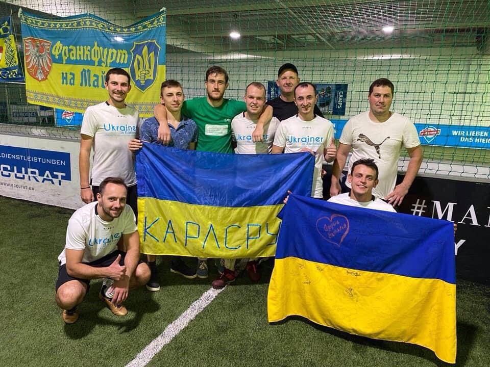 Diaspora Cup, Stuttgart 2020. Verein Ukrainer in Karlsruhe
