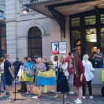 Demonstration gegen die russische Propaganda