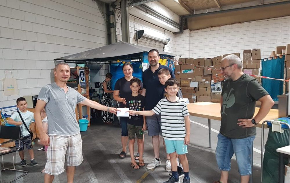 Spende vom Abschlussfeier. ukrainer-in-karlsruhe