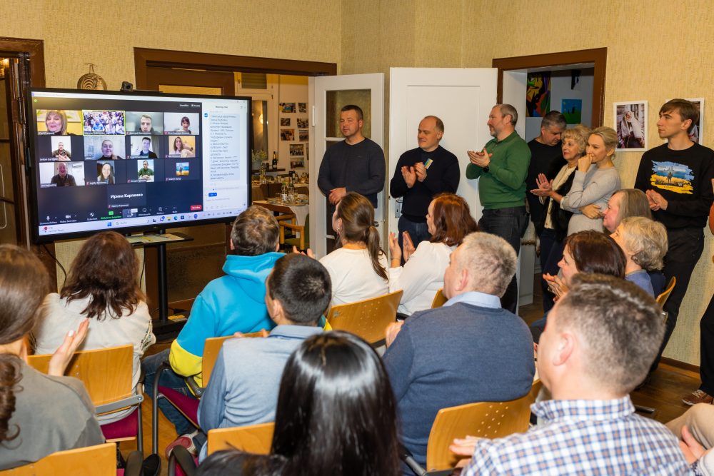 Weihnachtstreffen der Freiwilligen.ukrainer-in-karlsruhe