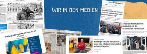 Verein Ukrainer in Karlsruhe in Medien