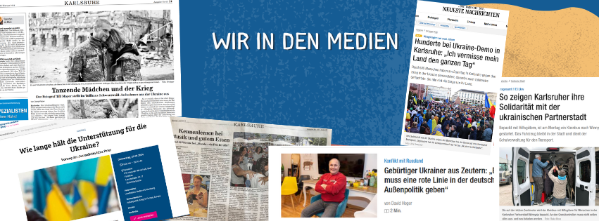 Verein Ukrainer in Karlsruhe in Medien