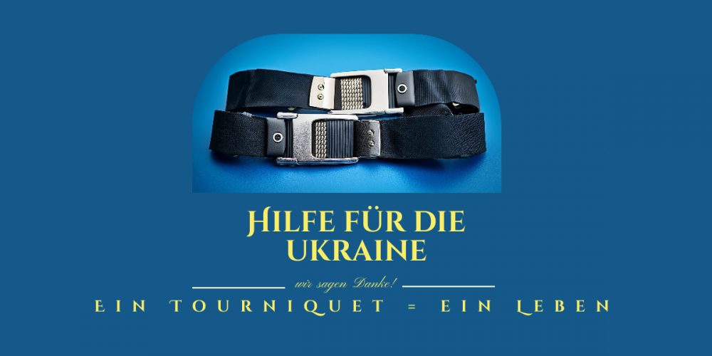 Hilfsprojekt Dank Ihrer Spenden - kauf Tourniquets, Verein Ukrainer in Karlsruhe, Hilfe für die Ukraine