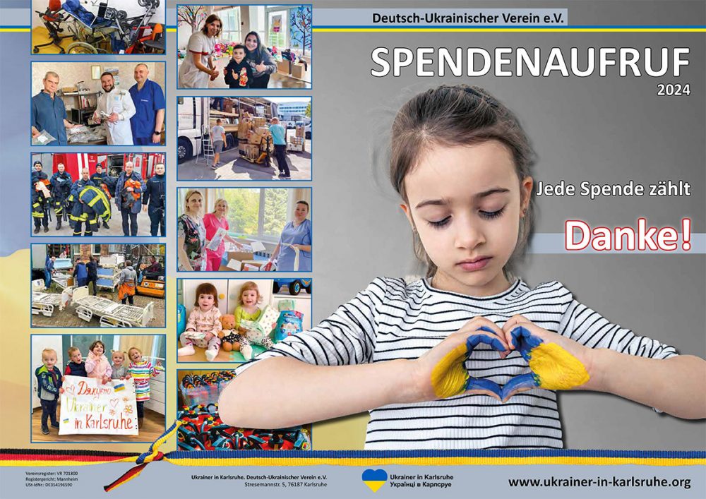 Aktion „Karlsruher Leser helfen“, BNN, Verein Ukrainer in Karlsruhe