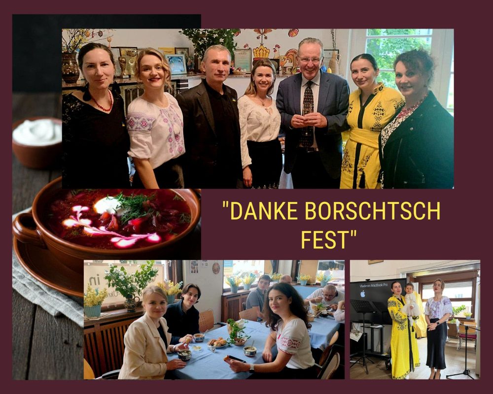 den 25.05.2025, fand im ukrainischen Kulturzentrum das traditionelle Fest „Danke Borschtsch“ statt
