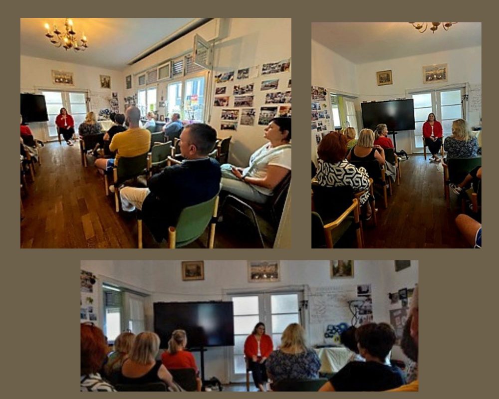 Treffen mit der Psychologin Anna Gerasimenko. ukrainer-in-karlsruhe