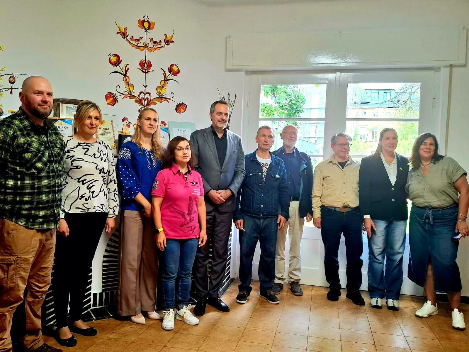 ukrainer-in-karlsruhe.Europäischer Austausch im Ukrainischen Kulturzentrum Karlsruhe1