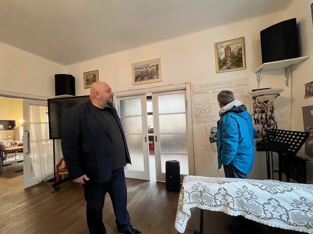 UKZ, Verein Ukrainer in Karlsruhe. Treffen mit dem Berater des Ombudsmanns des Parlaments der Ukraine für Menschenrechte im UKZ