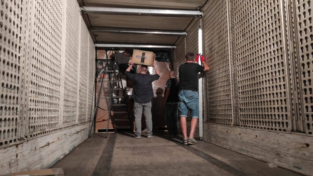 157. Hilfstransport ist auf dem Weg in die Ukraine